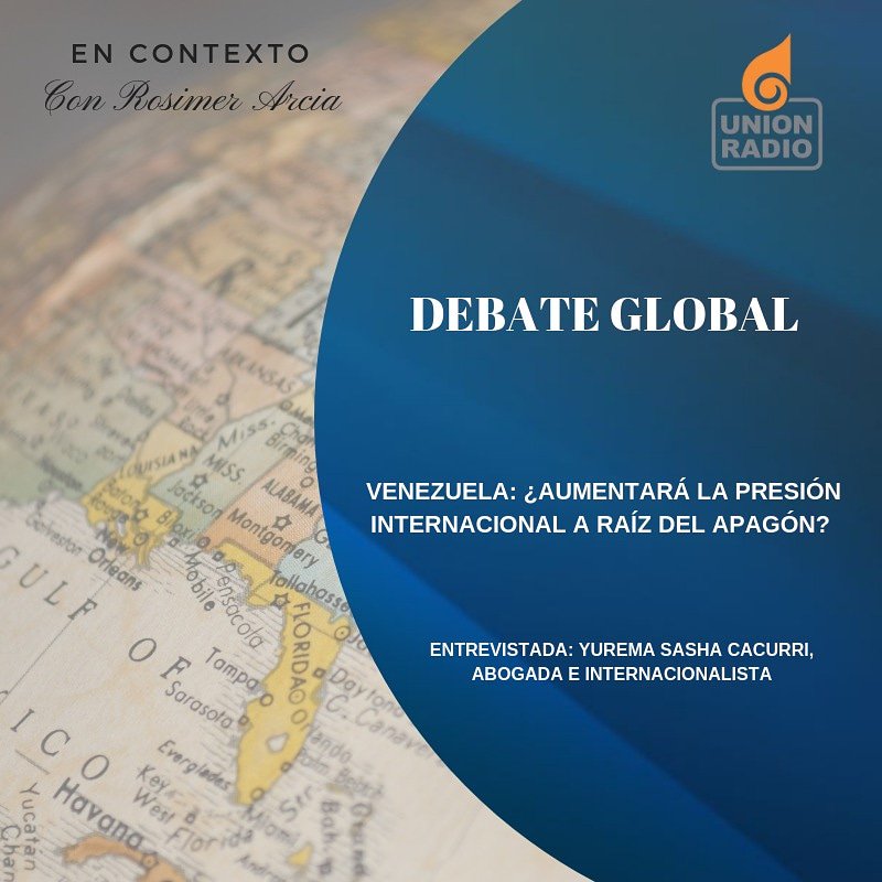 encontexto93_7's tweet photo. Hoy en #BalanceGlobal conversaremos con @YuremaSCacurri, abogada, internacionalista y profesora de pre y post grado en la UCV. https://t.co/SJBj60bBqu