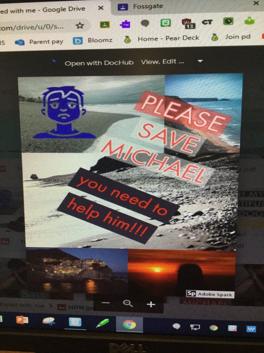 Fossgate’s finished posters. Children can create amazing things, with the right tools. #gofossgate #savemichael