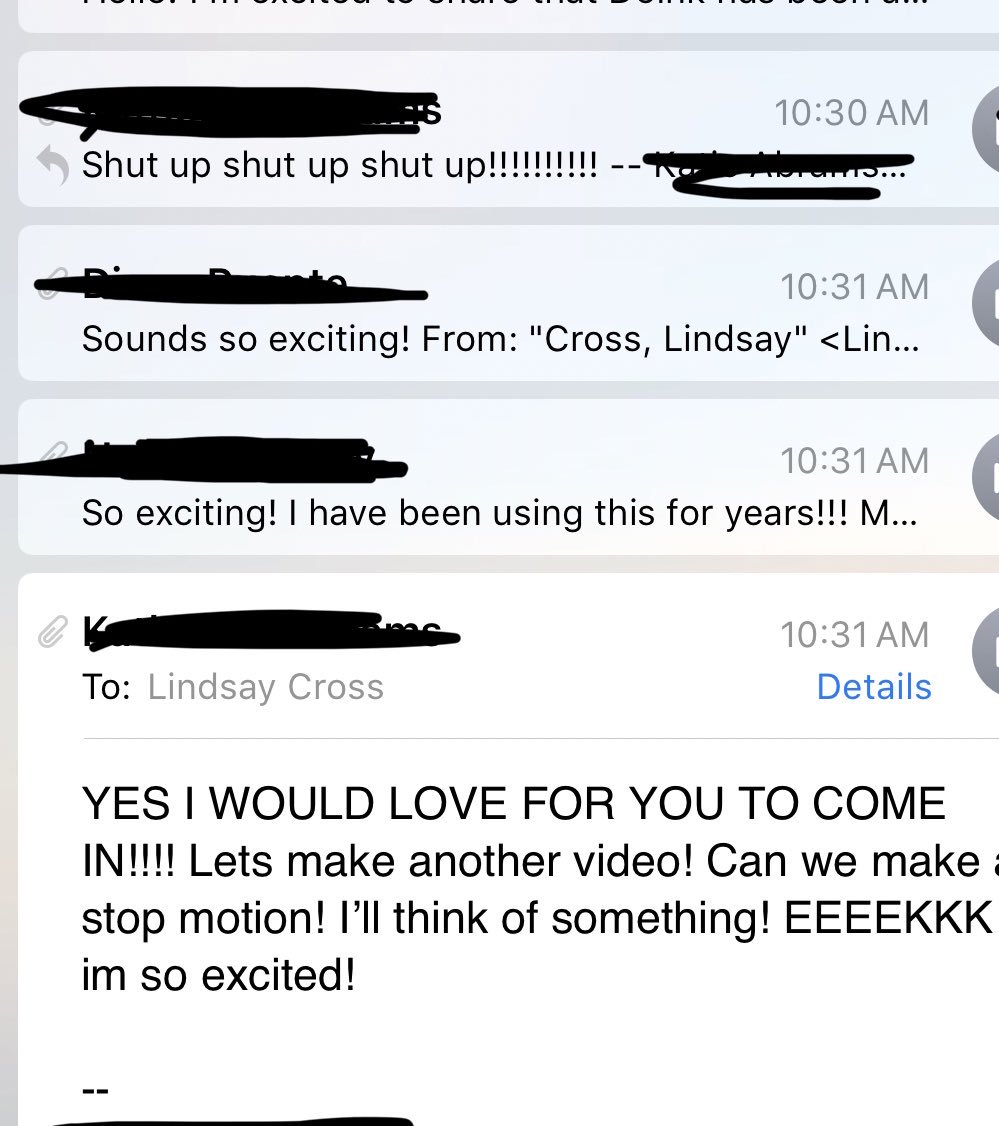 lindsaybcross's tweet photo. When you tell your teachers about a new app and you instantly get several excited emails!!! 😍😍😍 Can’t wait to co-plan &amp; co-teach some lessons!!! #bettertogether #msttribe #librariesinrisd https://t.co/raQfUlO4Su