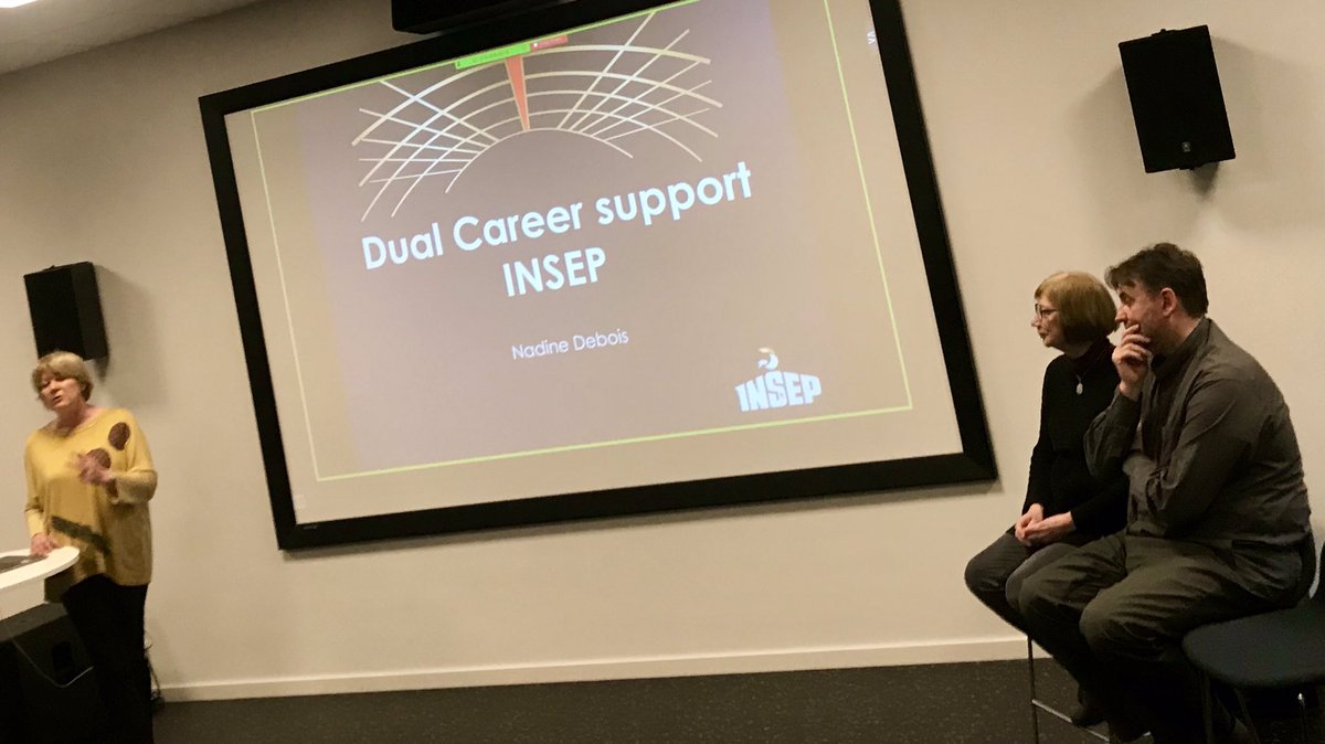 Seminar with Nadine Debois, INSEP, Markus Raab, German Sport University Cologne, and Natalia Stambulova, <a href="/HogskolanHstd/">Högskolan i Halmstad</a> Key-question on how we do athletic careers in a responsible maner, be well prepared for athletic retirement and contribute to society.