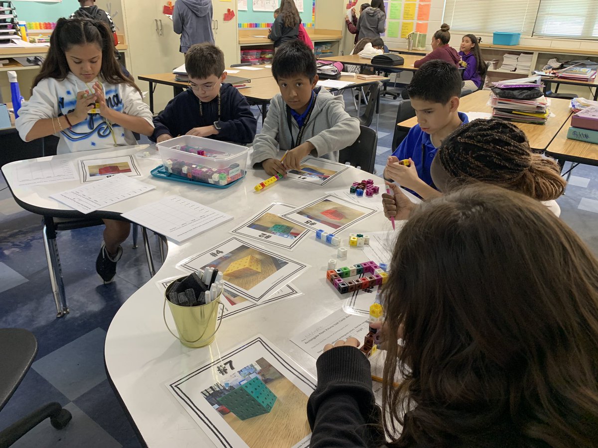 MrsFreyCCPS's tweet photo. Sometimes we throw back to elementary school and get to build using unifix cubes!!! Working on calculating volume! @GGM_SOARS #CCPSSUCCESS #middleschoolisfun https://t.co/bhEEaRxHGw