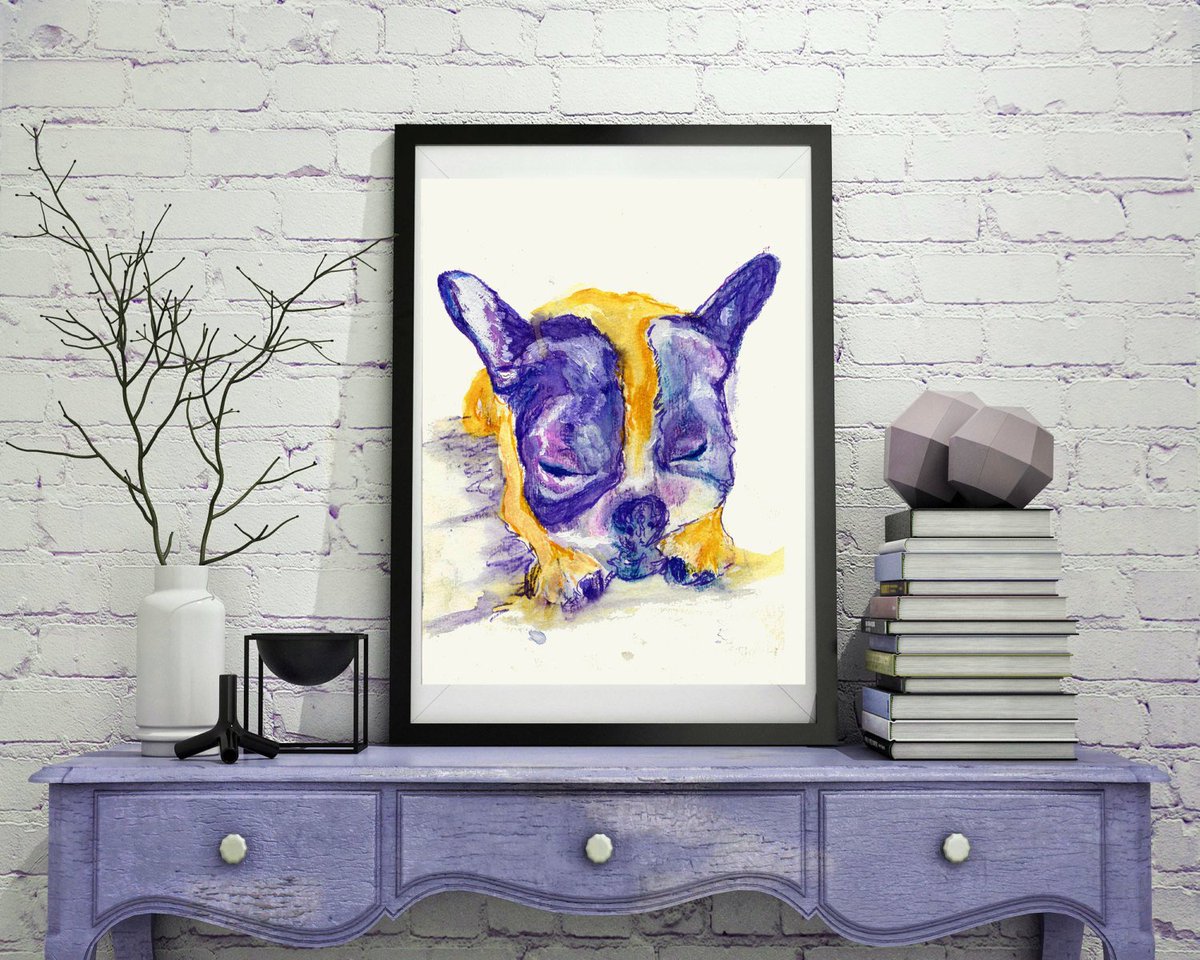 OscarJetson's tweet photo. French Bulldog Painting art print, yellow and Lilac, French Bulldog Print,watercolor art, Bulldog owner gift, French Bulldog giclee print https://t.co/XfMtLdgE0A #decor #puppy #dogmom #dogbreed #dogsoftwitter #painting #FrenchieGift https://t.co/whXQ1bqC7r