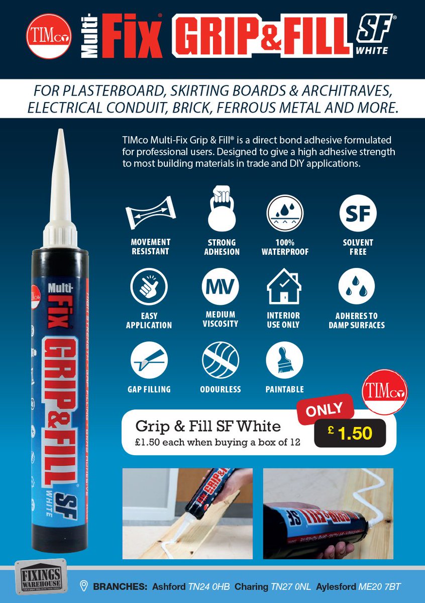 Great Deal available now at fixingswarehouse.co.uk