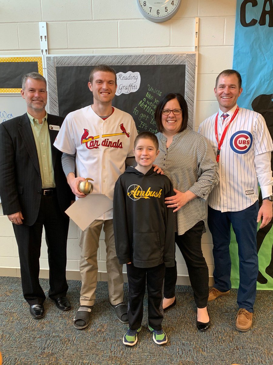IowaCitySchools's tweet photo. Congrats to Van Allen Elementary Teacher Matt Hartman on receiving the Shine Award! "Mr. Hartman has a special way of getting his students excited about learning. His classroom functions with high levels of engagement, because his students want to learn! He makes learning fun!" https://t.co/Qgytcb8o3d