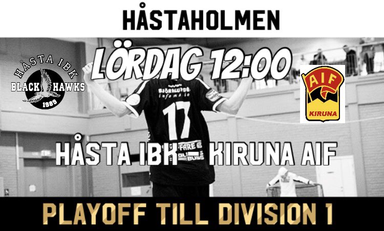 Hasta_IBK's tweet photo. På lördag är det dags. Tillsammans fyller vi hallen när säsongen ska avslutas. Vi ses på Håstaholmen!

LÖRDAG 12:00. 🦅 https://t.co/dhFw1HUfT0