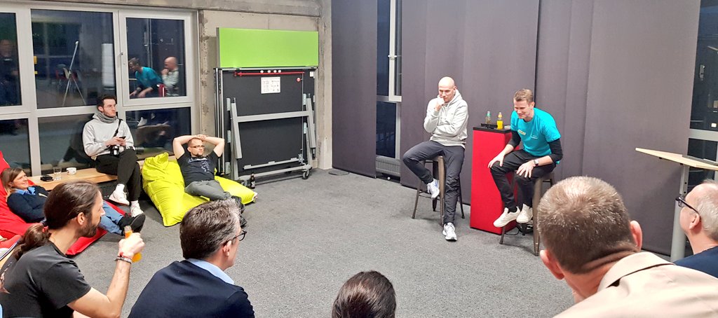 Jetzt mal #Tacheles beim Kölner Product Owner Monthly zum Thema "Agile in Non-IT Unternehmen" mit Philip und Christian von der <a href="/freeyou_ag/">freeyou</a>