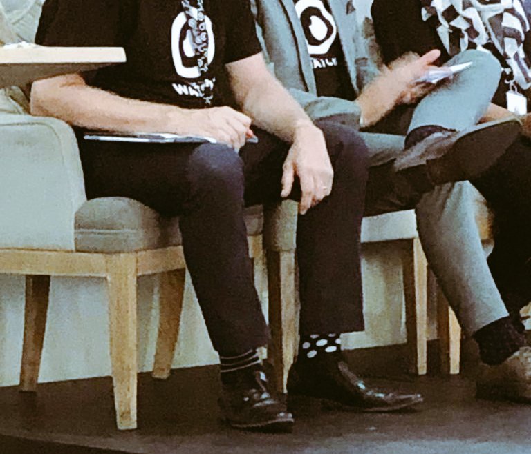 cogillws's tweet photo. Check the Minister’s safety socks improve safety? 🤔@alanwinde @HanmarieM #NHWVC https://t.co/8dPVhWfKwD