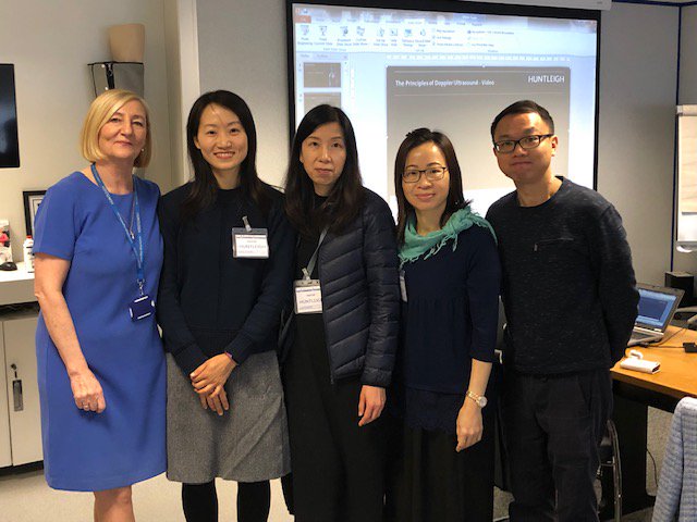 Huntleighdiag's tweet photo. A successful training session on #CorrectABI with our visitors from Hong Kong at the Huntleigh Academy today in #Cardiff. With a special focus on #ABPI /#TBPI they were delighted with the course content. We wish them all the best for the future! #ABI #2Arms https://t.co/Yhcr9QDZuE