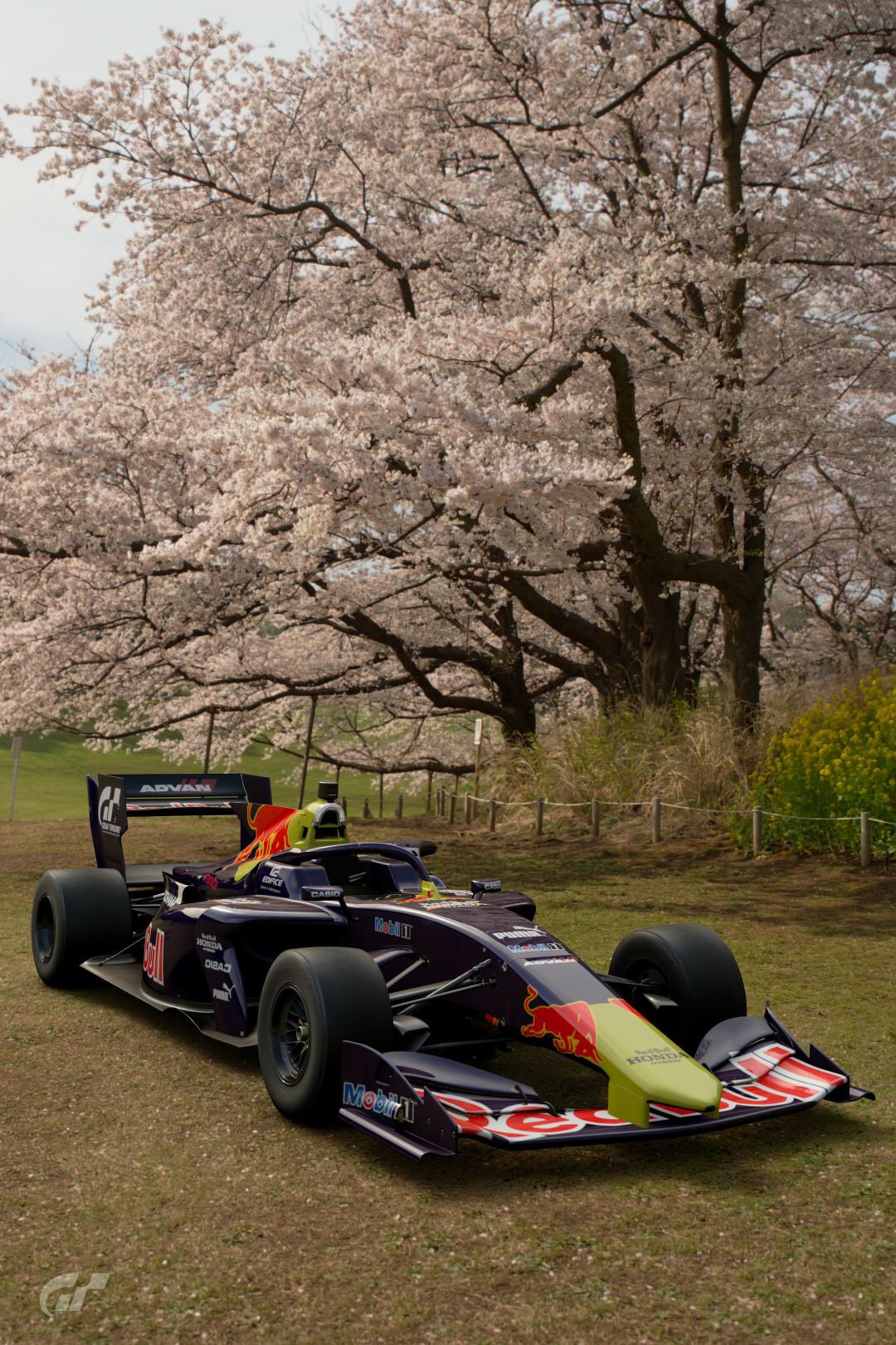 Toshi Granturismosport のアップデートで Sf19 が来たので早速リバリー作ってみた And お花見 撮影会しました 壁紙にどうぞ Redbullhonda Redbull Superformula