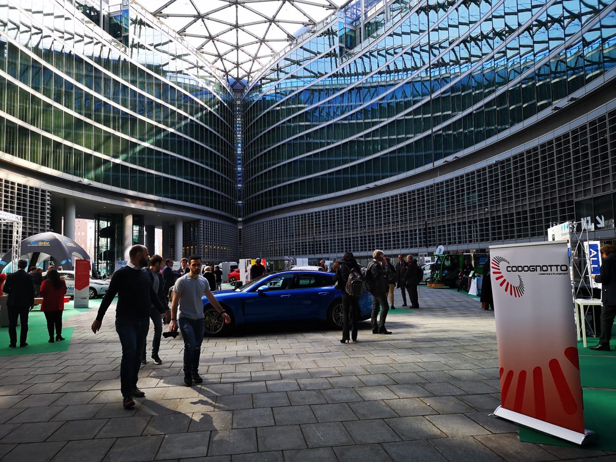 Codognotto participated in the exhibition on #ElectricMobility and #alternativefuels held at <a href="/RegLombardia/">Regione Lombardia</a> and promoted by <a href="/eMOTICON_Alpine/">e-MOTICON</a>. 
We are glad to share our strategy and our initiatives on #sustainability for #freight #transport with the other companies involved.