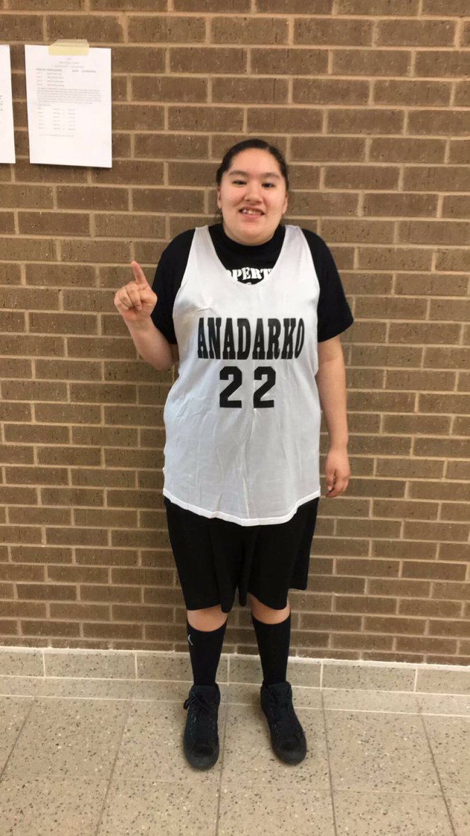 @awathletics #SpecialOlympics #AnadarkoWarriors #Basketball 💜💛🏀💛💜🏀 Chloe Raelynne Wolfe #sophomore #NativeTwitter #nativeathlete