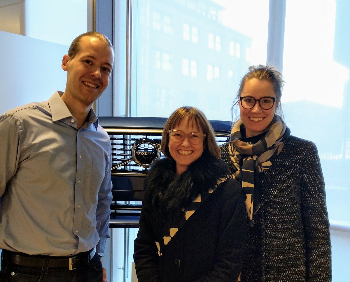 PaavoRitala's tweet photo. Visiting the Volvo city (aka Gothenburg) to collaborate with the colleagues at Chalmers University of Technology. Thanks for the invitation Susanne, Anna &amp; @mibresearch group! https://t.co/7wj8SdCfuL