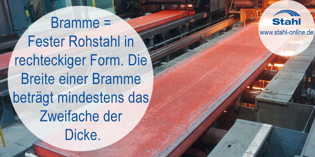 stahl_online's tweet photo. #FaktenFreitag: Brammen = Fester Rohstahl in rechteckiger Form. Die Breite einer #Bramme beträgt mind. das Zweifache ✌ der Dicke. Brammen dienen als Vormaterial für #Bleche oder #Bänder. 🏭 #Stahl [Foto: SMS group] https://t.co/YsFPi7FUCo