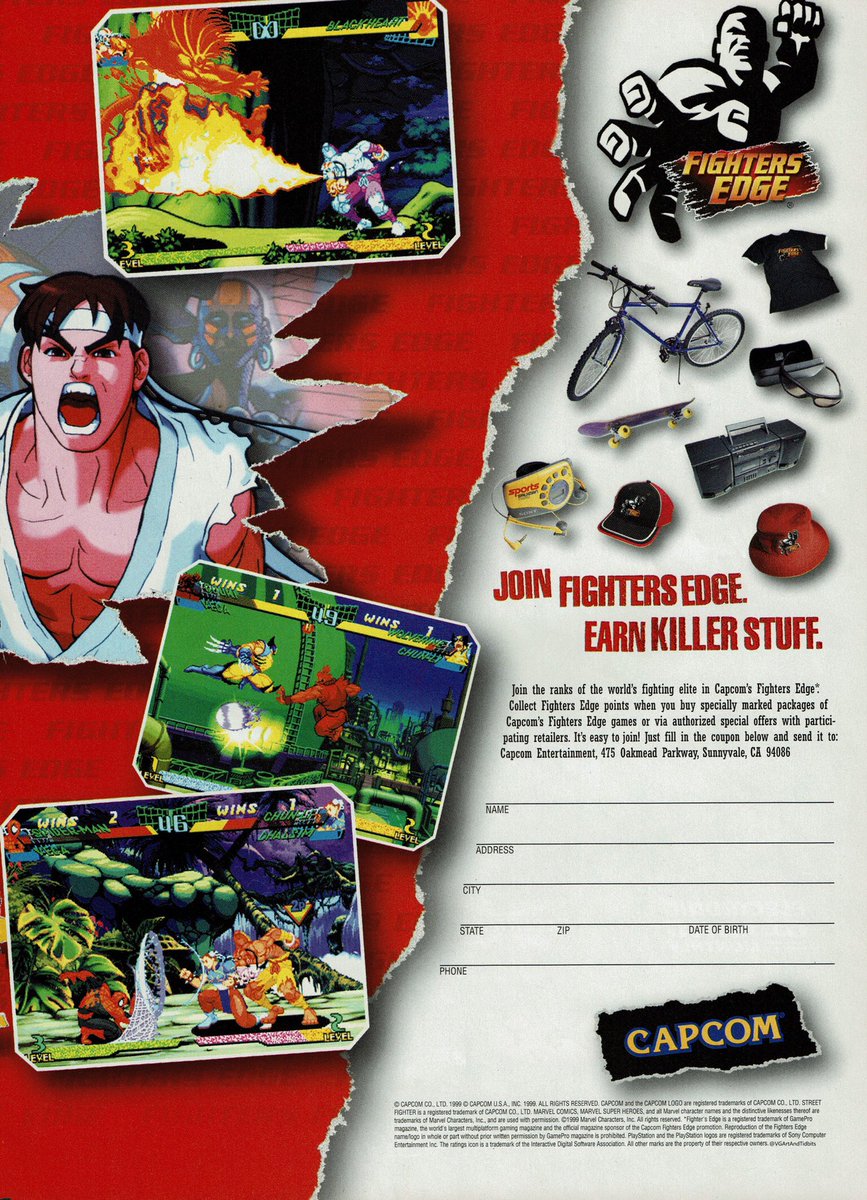 VideoGameArt&Tidbits on X: Marvel Super Heroes vs. Street Fighter - arcade  ad.  / X