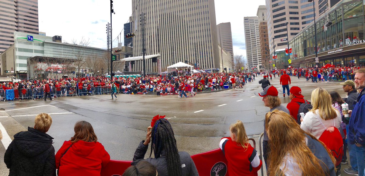 DrChuckAmbrose's tweet image. So they told me the @FindlayMarket Parade and #OpeningDay2019 for the Cincinnati @Reds was a big deal... #150YearsofBaseball #100thParade @MLB @knowledgeworks