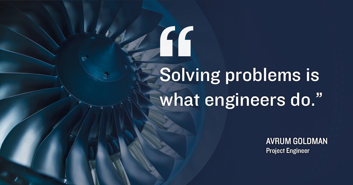 “If you tell an #engineer to come up with a solution that improves both quality and #sustainability, they’ll find a way to achieve it.” - Avrum Goldman, Project Engineer #nationalengineeringmonth #NEM2019