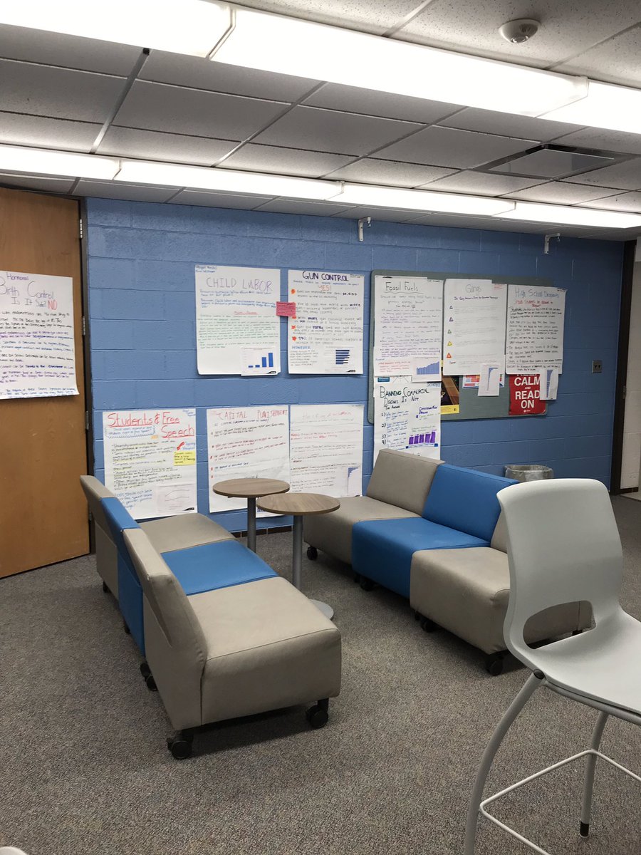 kjanek's tweet photo. #MYP 9th graders are busy today working on Persuasive Posters. They are leaning to use #OpposingViewpoints and @StatistaCharts. #Research #MISchoolLibrary #ibschool #IBLibrary #Inquiry @GaleSchools @iborganization #AASLstandards https://t.co/EzKs5JuaSR