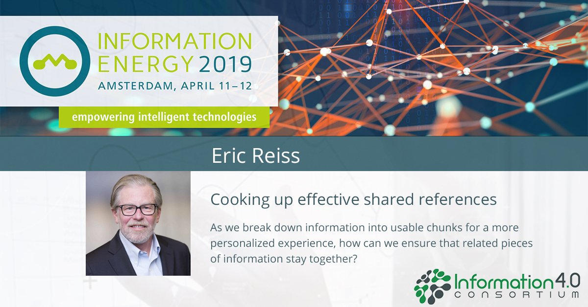 RayGallon's tweet photo. We want molecular content in #info4zero, but how do we write it? How do we keep coherency with isolated bits of #information? @elreiss brings insight to this topic at Information Energy, April 11-12 in Amsterdam. Don't miss it, register today https://t.co/3Nl1JRJ6II #IA #IEn2019 https://t.co/filJiMDOXs