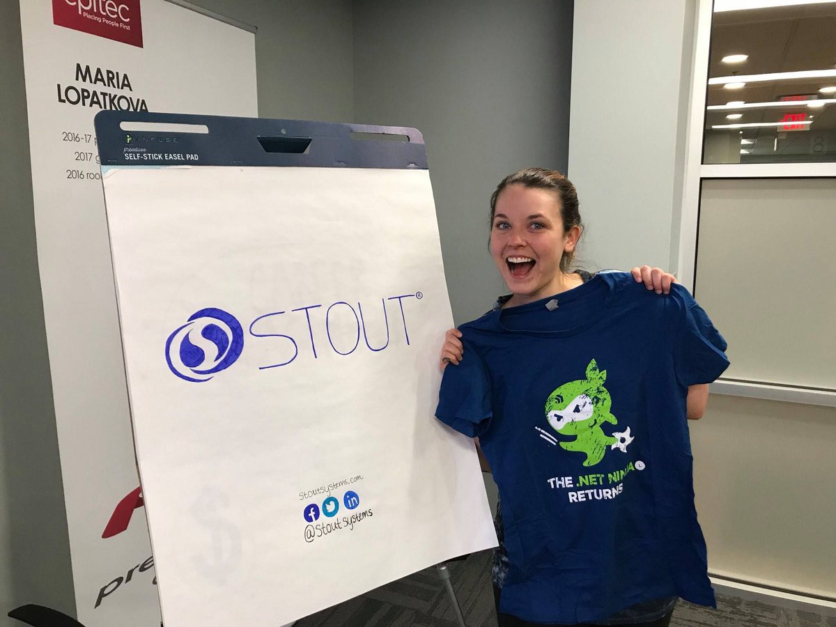 #ThrowbackThursday: BOOM! Peg and Samantha's Career Armageddon presentation was a hit at the <a href="/gangannounce/">MICODE - Michigan Codery (Formerly MIGANG)</a>. Everyone seemed to love our hand drawn "slides" that Sam made. She took a lot of inspiration from <a href="/reverentgeek/">David Neal 🥓🥑</a>!

#career #presentation #meetup #techmeetup #detroittech