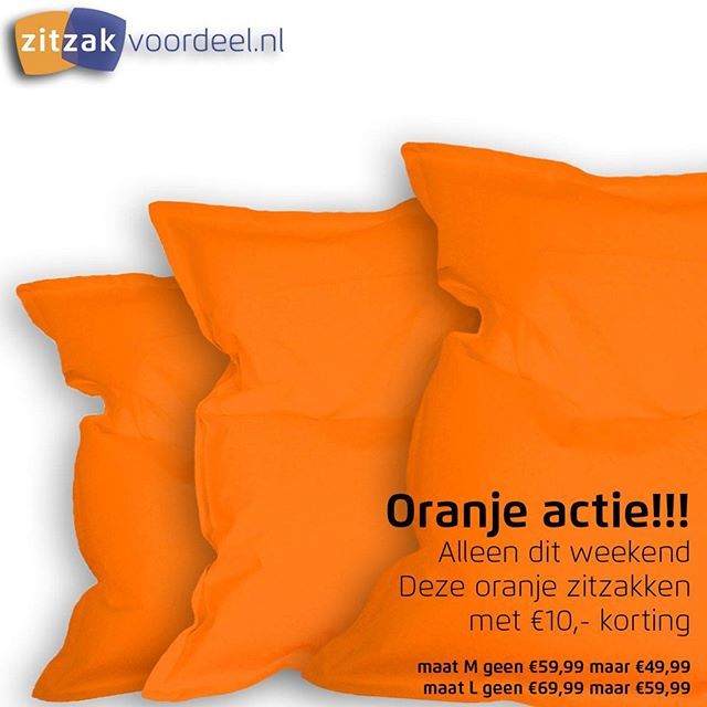 WOWWWWW
Het hele weekend 10 Euro korting op deze supergave oranje zitzakken!! (Vanaf slechts €49,99) Wie wil deze zitzakken nu niet hebben?

Bekijk ze hier: ift.tt/2FDRH85

Liken is leuk / Delen is lief ;) ift.tt/2U0fp8g