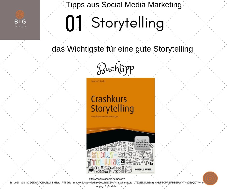 BiginMedia1's tweet photo. #Storytelling #Crashkurs Buchtipp # socialmedia https://t.co/4005djapjj
