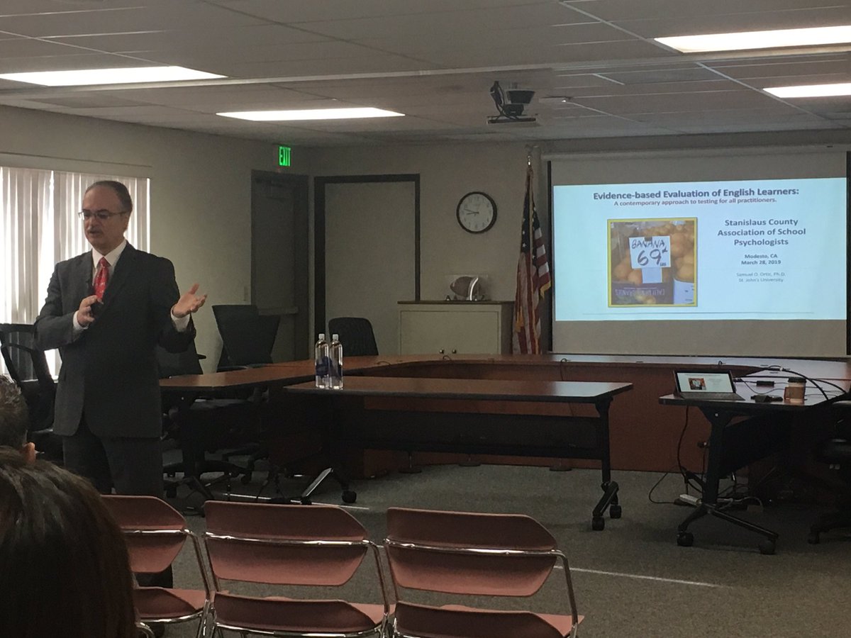 Sp_2012's tweet photo. So grateful for Lore’K and MHS for working with us to bring Dr. Sam Ortiz to present to the Stanislaus County Association of School Psychologists on assessment practices for English Learners! https://t.co/FlaxkCTKWI