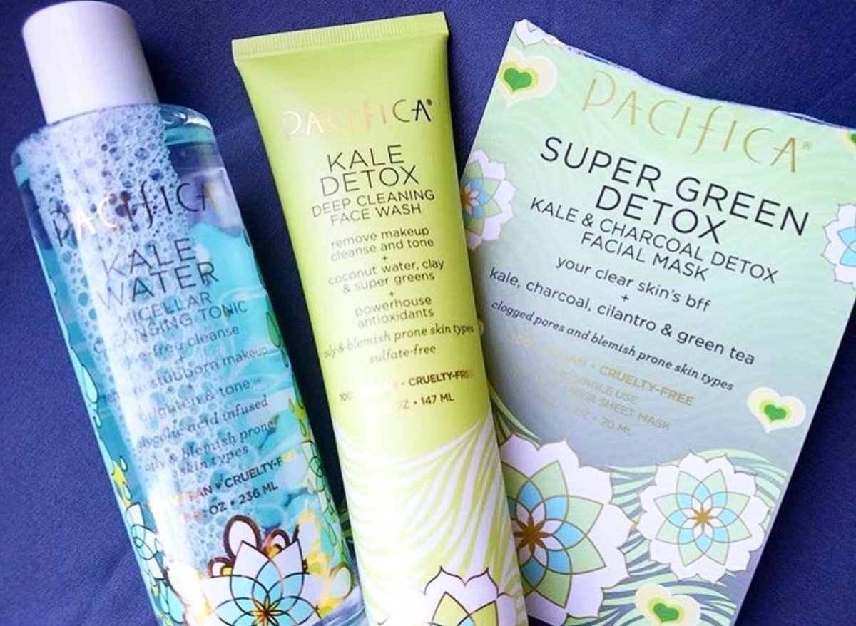 Pacifica_UK's tweet photo. Discover our #Kale inspired beauty products today! 

We've extracted all of the best properties from one of the most polarising foods. So don't worry about the taste for once &amp; just enjoy all of it's amazing benefits. 

Learn more - https://t.co/q6aUn0rjRg

#CrueltyFree #Vegan https://t.co/IoHxB6rOpF