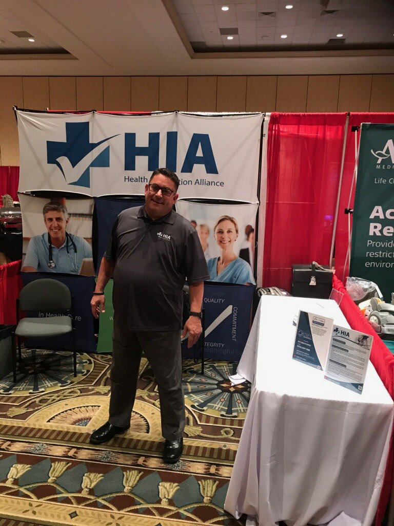 HIA_CoreMeasure's tweet photo. Day 2 at #TRAUMACON, Meet #HIA team John Hamm, Lou Testa and Jarrette Mansing at Booth #312 to network and discuss your Trauma Registry needs.and a chance to win the booth raffle gift card today!
#USNurses #Traumacon2019 #Trauma #TraumaCon19 https://t.co/sN9JqMTTE0