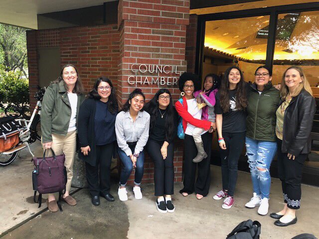 YPLANBerkeley's tweet photo. We are so proud of the @YPLANBerkeley interns who shared their stories on current housing conditions + recommendations for the region to the @cityofmenlopark City Council Tues night. Thank you @facebook for coordinating. #yplaninaction #liftupyouthvoice #cityplanning #fbcommunity https://t.co/DQlLEhpGlS