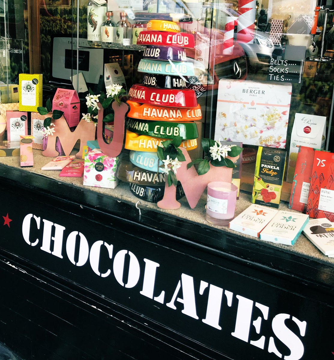 havachocolait's tweet photo. Don’t forget Mothering Sunday 31st March @Teddington_Town We have a superb range of chocolates and other gifts here at La Casa Del Habano to spoil any Mum. #MothersDay #mothersdaygifts https://t.co/H6NxncSjs5