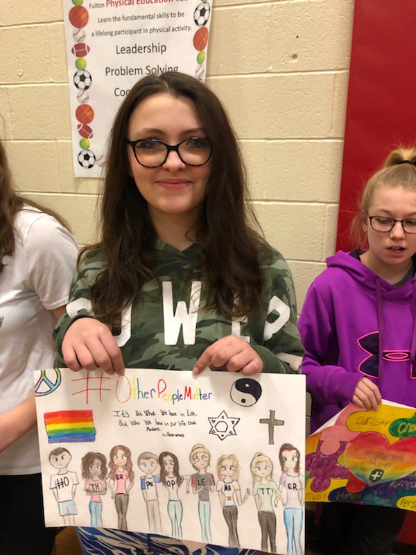 fultonjrraiders's tweet photo. Great examples of the #OtherPeopleMatter mindset from some of our exceptional seventh grade students!
#fultonpride https://t.co/yA33j35TGT