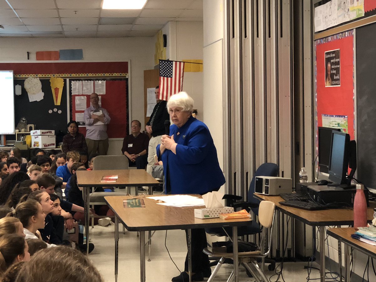 covinm03's tweet photo. History is alive and strong today. @Pyle_Principal @APBeckett7 Grateful to these three remarkable women who shared their stories of survival during WWII. Mrs. Murakami. Mrs. Tischler. Mrs. Geva  #whyIteach #neverforget https://t.co/OiUAmPbAYI