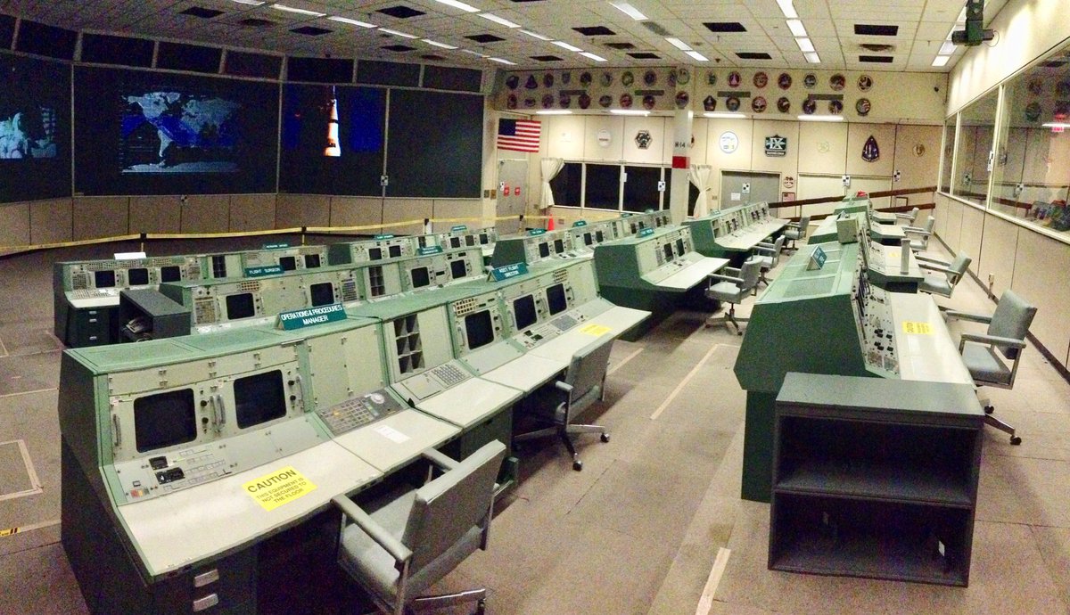 NickWeirShowbiz's tweet photo. Royal Caribbean Entertainment is working on a major, and exciting project that pays tribute and features this iconic location. Can’t wait to tell you more. This is going to be magnificent! #MissionControl #MOCR #Apollo #RoyalCaribbeanEntertainment https://t.co/iu8LpyjzVG