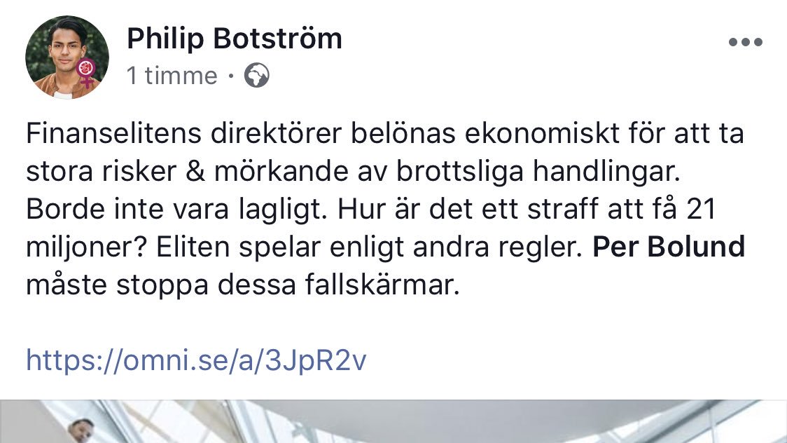 BenjaminDousa's tweet photo. Swedbanks största utomstående ägare är Folksam, som i sin tur ägs av LO. Valberedningens ordf är fd S-statssekreterare. LO tillsätter VD och bestämmer fallskärm. Classic sossehyckleri. https://t.co/IoIfrT5vNi