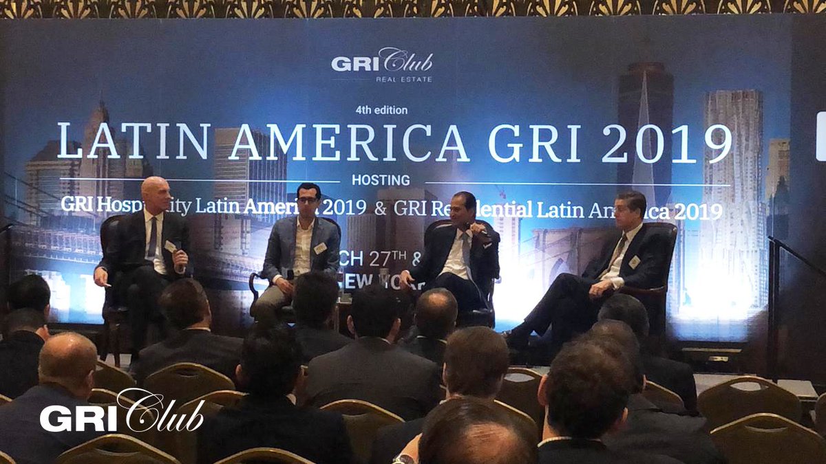 GRIInstitute_'s tweet photo. Building the cities of the 21st century. This is the intriguing theme of the opening panel of the second day of Latin America GRI 2019. Participating as debaters are Mark Grinis (Ernst &amp; Young), Max Lima (HSI), and Roelof Opperman (Fifth Wall). #LatinAmericaGRI #GRIClub #LATAMRE https://t.co/oHtxg5Q22X