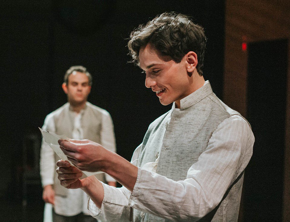 antinousgaygod's tweet photo. Photos via @CUSOA_Onstage of New York premiere of "#Hadrian & #Antinous" by @markhbarford at #LenfestCenter for the Arts @ColumbiaSOA. March 27-30. A bold new retelling of the grand love affair of Roman Emperor Hadrian and #Antinoos. Info on tickets here: https://t.co/nR0tGE3qC3 https://t.co/HIGtUPtPh0