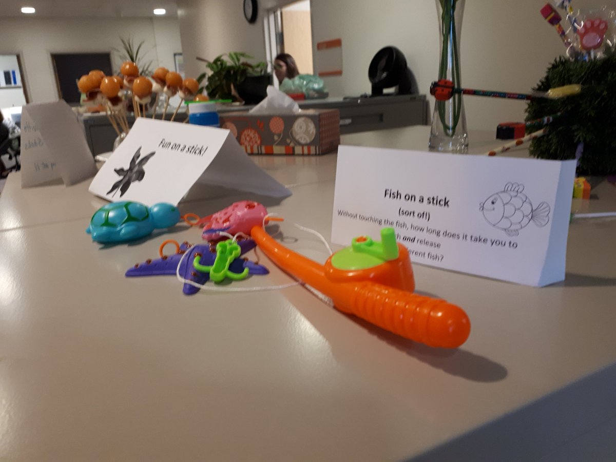 thumphrys's tweet photo. Any excuse for fun for the HR, Learning and Policy teams @CHEOhospital. Celebrating National Something on a Stick Day #teambuilding https://t.co/EYIiC9Y7eu