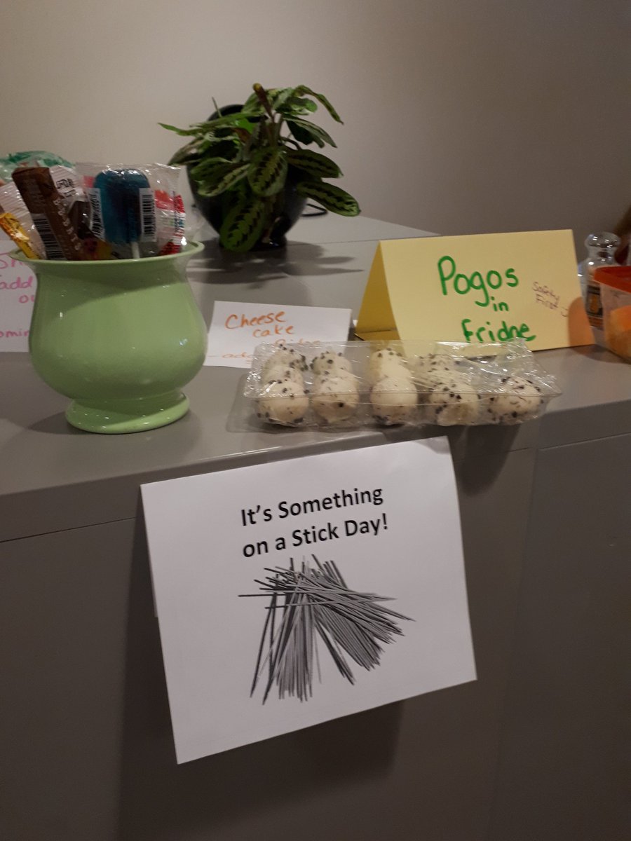 thumphrys's tweet photo. Any excuse for fun for the HR, Learning and Policy teams @CHEOhospital. Celebrating National Something on a Stick Day #teambuilding https://t.co/EYIiC9Y7eu