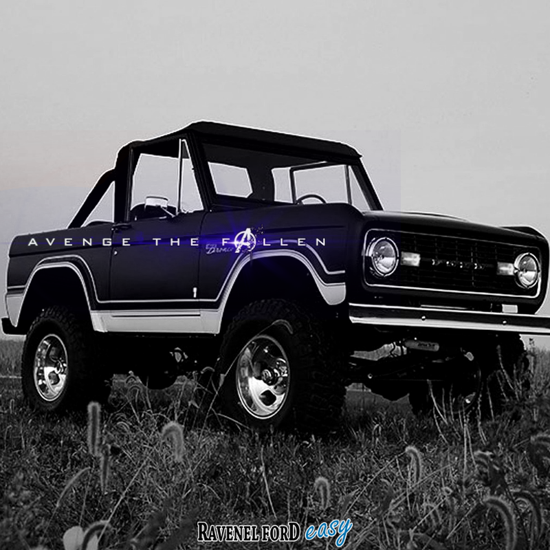 RavenelFord's tweet photo. Avenge the @Ford Bronco! #AvengeTheFallen #AvengersEndgame #Endgame #ThursdayThoughts https://t.co/dpblHWqESH