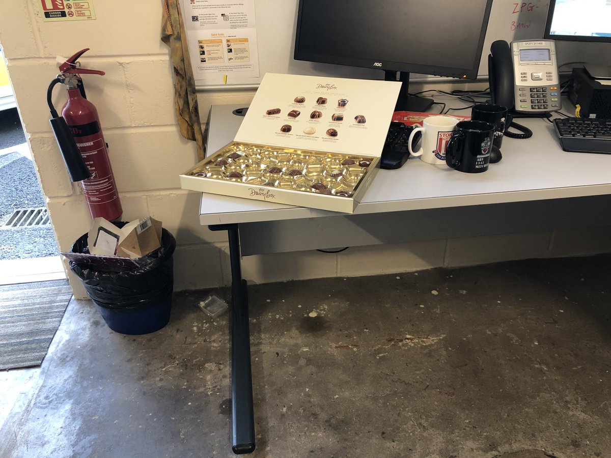 InspDaveT's tweet photo. So Iโve found myself alone in the armoury with this box...how many can one snaffle without arousing suspicion???๐ง #nooneslooking https://t.co/RNEQMRJxac