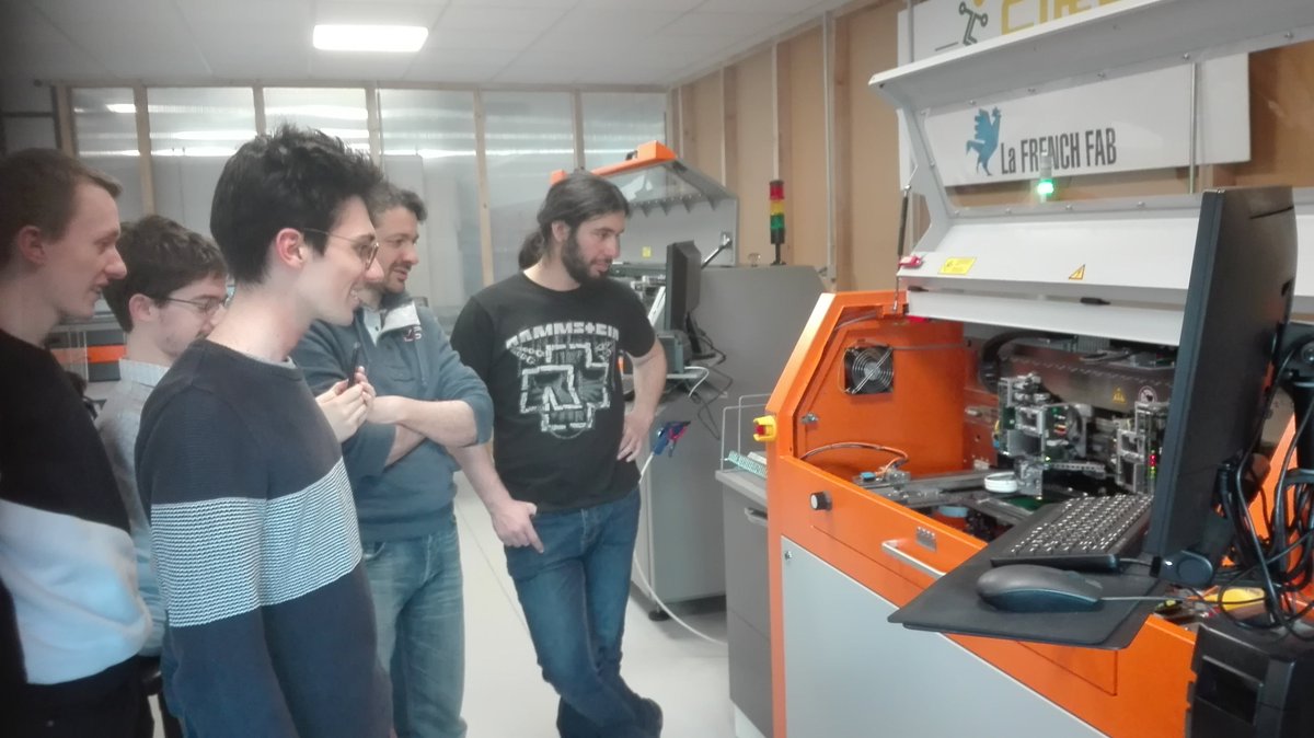 Visite guidée chez @CIRLY_PCB programmée aujourd'hui. Merci !