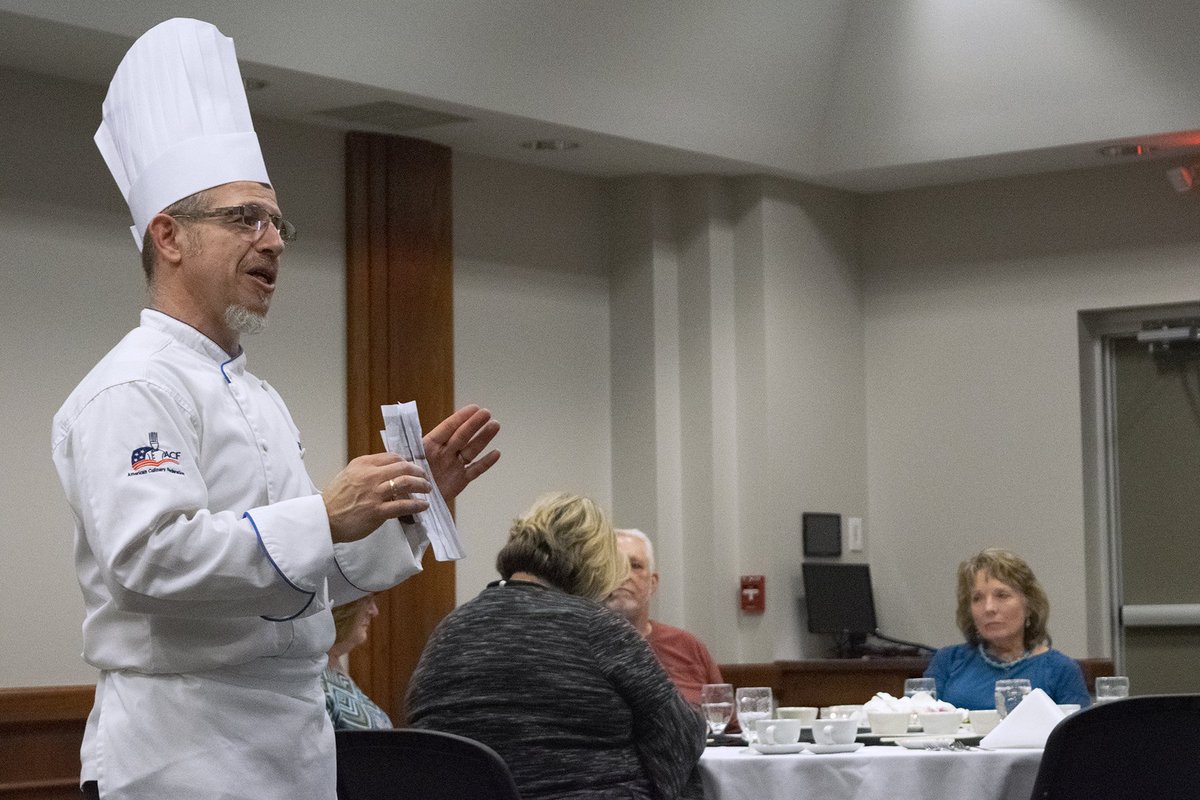 A great evening at last week's Third Thursday Dinner! Guests witnessed the skills of HCA students as they enjoyed their 9-course meal. Special thanks to GAT student, Ally Henry, for the event photos! No Thursday lunch today but purchase your tickets for the April 18 dinner.