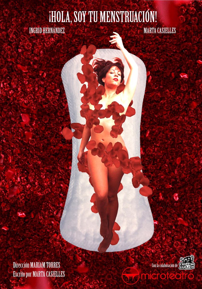 Ingrid_Hdez's tweet photo. #planes para #hoy en #madrid : ir a #microteatro a ver #micromenstruación 😎
"Hola,soy tu menstruación" a partir de las 22.05h en @microteatro 😋 https://t.co/5zC5MTTce6
