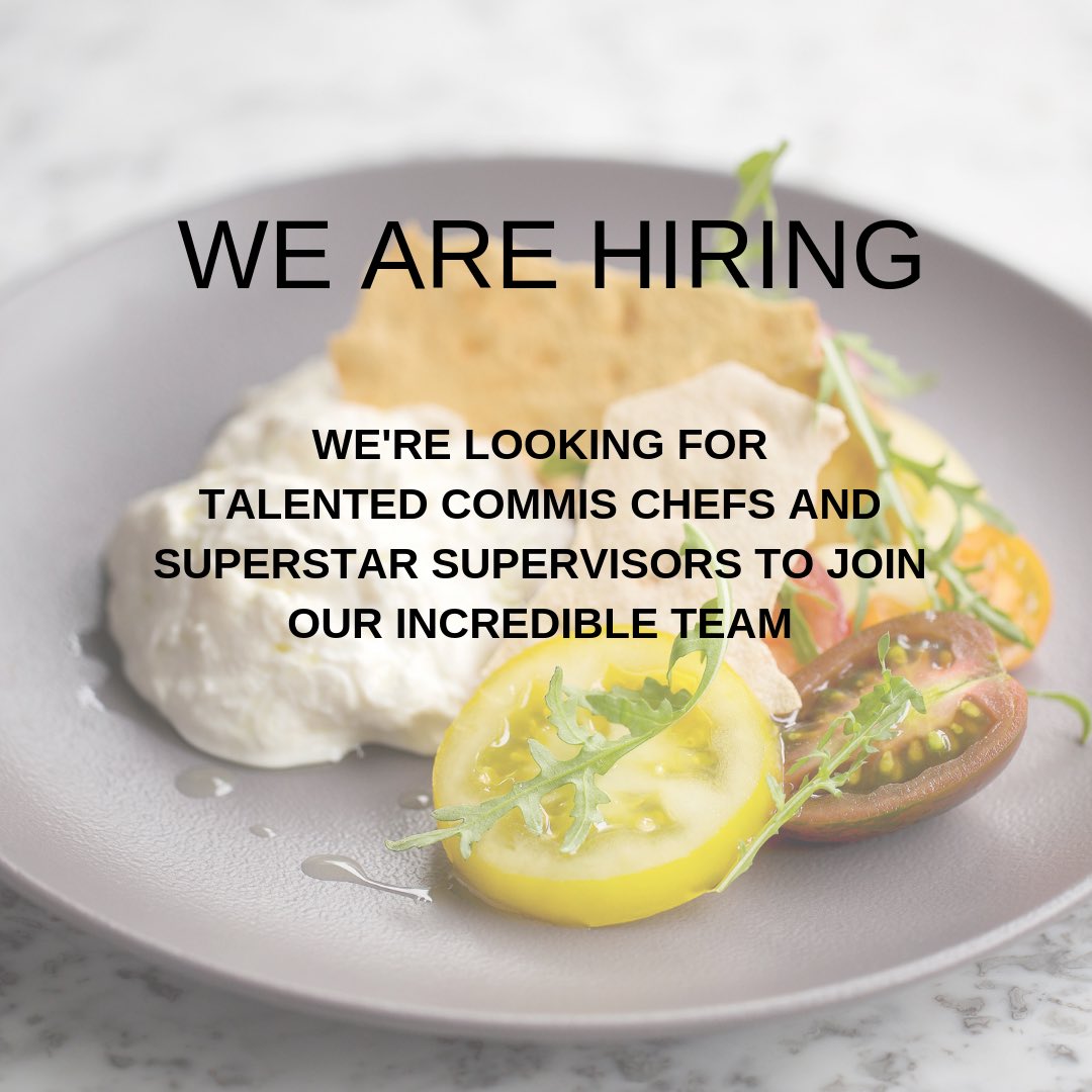 We are looking for talented individuals @blandfordcomptoir and @comptoirmayfair owned by Master Sommelier @xavierrousset so an interest in wine is an advantage.
To enquire about our commis chef role email: ben@blandford-Comptoir.co.uk 
For Supervisors: Sabrina@comptoircw.co.uk