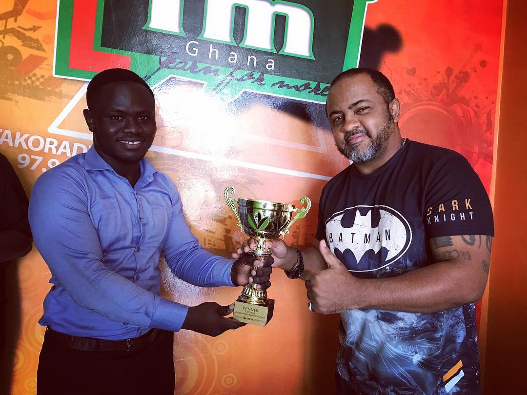 lizzycomplex's tweet photo. Global Media Alliance CEO Cup ๐๐ช 2019.
Will it be @Official_GMA , @YFM1079 , @HappyFMGhana, @etvgh ?
.
https://t.co/3wOvWvLuc3 https://t.co/a0deoOBp2X