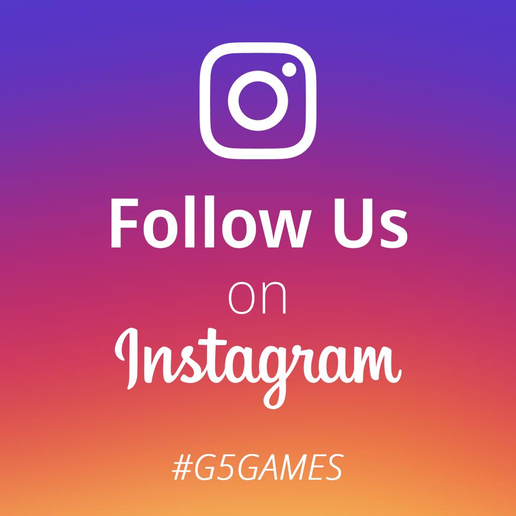 G5games's tweet photo. Want to stay up to date with the latest news from G5 Games? Follow our hashtag #g5games on Instagram and stay tuned for games updates, special offers and fun contests! https://t.co/RGrUJi45Zy