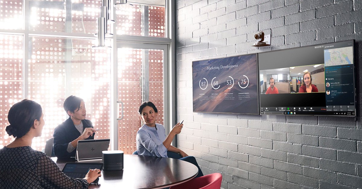 AlexChoHP's tweet photo. Next gen workers want more freedom in where, when &amp; how they work. The new @HP + @Zoom_us solutions launched at #HPReinvent2019 make distance between teams disappear with one-click collaboration - just how modern workers want it. Read more @ZDNet https://t.co/DjjPhL7QkU https://t.co/8rkBf1hV7o