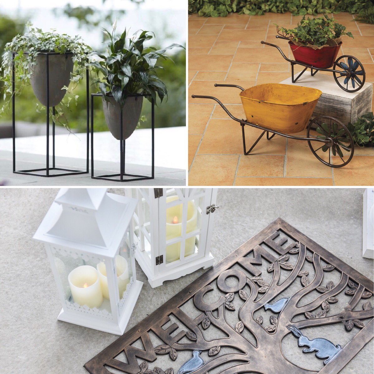 ChristmasCenter's tweet image. Bring the style of your home outdoors with decor items like these. bit.ly/2HzQdjs #springdecor #springdecorations #homedecor
