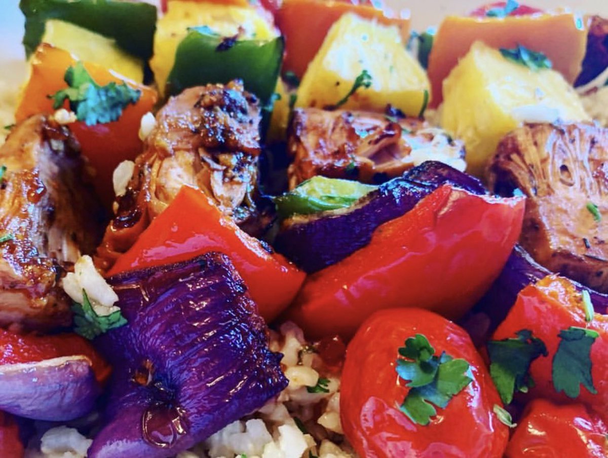 PB_Simplicity's tweet photo. 🌱I Can’t Wait to Share My Hawaiian BBQ Jackfruit Skewers Recipe With You! 🔥 🔥🔥

Recipe Coming Soon... 

#plantbasedsimplicity  #skewers https://t.co/EaYeXvsv9r