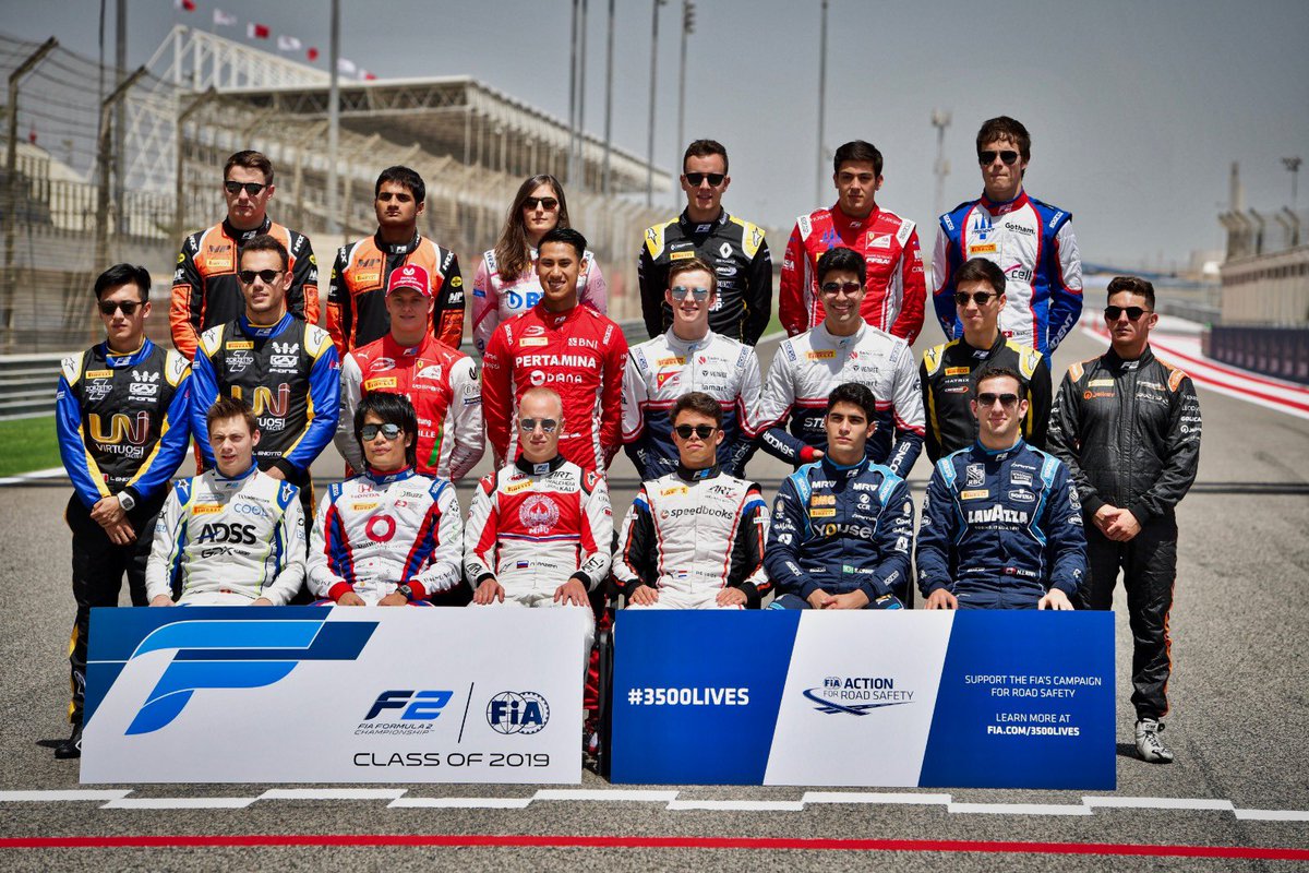 Class of 2019 @FIA_F2 👊🏼 bring on the action! 🔥😁🏎🏎